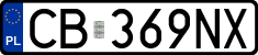 License plates of Poland, Regular car plates