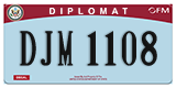 Federal license plates, Diplomatic