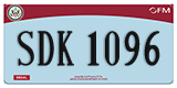 Federal license plates, Diplomatic