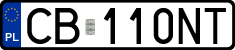 License plates of Poland, Regular car plates