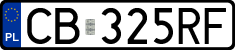 License plates of Poland, Regular car plates