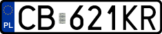 License plates of Poland, Regular car plates