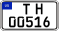 Federal license plates, US Army in Germany (temporary)