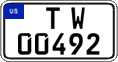 Federal license plates, US Army in Germany (temporary)