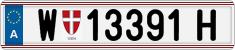 License plate of Austria, Regular plates
