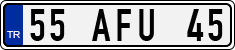 License plate of Turkey, Regular plates