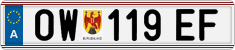 License plate of Austria, Regular plates
