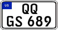 Federal license plates, US Army in Germany