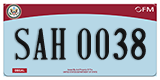 Federal license plates, Diplomatic