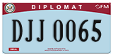 Federal license plates, Diplomatic