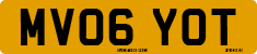 License plate of the United Kingdom, 2001 year system