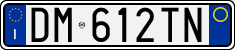 License plate of Italy, Cars (1994 year series)