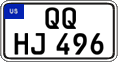 Federal license plates, US Army in Germany