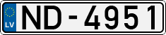 License plate of Latvia, Regular car plates
