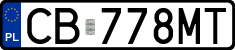 License plates of Poland, Regular car plates