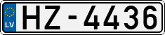 License plate of Latvia, Regular car plates