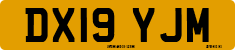 License plate of the United Kingdom, 2001 year system
