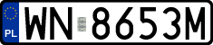 License plates of Poland, Regular car plates