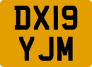 License plate of the United Kingdom, 2001 year system