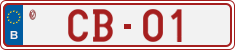 License plate of Belgium, Vanity Plates (2014)