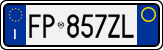 License plate of Italy, Cars (1994 year series)