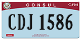 Federal license plates, Diplomatic