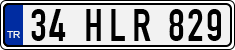 License plate of Turkey, Regular plates