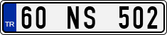 License plate of Turkey, Regular plates