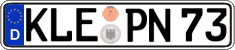 German license plate, Regular plates