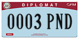 Federal license plates, Diplomatic (United Nations)