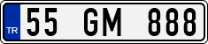 License plate of Turkey, Regular plates