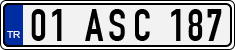License plate of Turkey, Regular plates