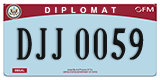 Federal license plates, Diplomatic