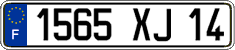 French license plate, FNI