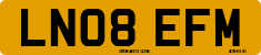 License plate of the United Kingdom, 2001 year system
