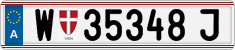 License plate of Austria, Regular plates