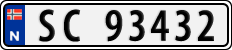 License plate of Norway, Cars