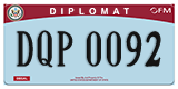 Federal license plates, Diplomatic