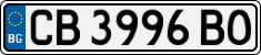 License plate of Bulgaria, Cars