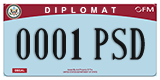 Federal license plates, Diplomatic (United Nations)