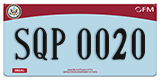 Federal license plates, Diplomatic
