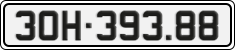 License plate of Vietnam, Cars