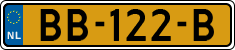 License plate of the Netherlands, Heavy Commercial Vehicles (1994 system)