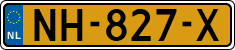 License plate of the Netherlands, Cars