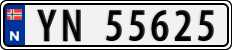 License plate of Norway, Cars