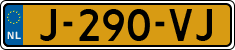 License plate of the Netherlands, Cars