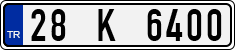 License plate of Turkey, Regular plates