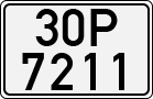 License plate of Vietnam, Cars