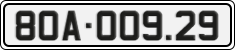 License plate of Vietnam, Cars