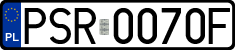 License plates of Poland, Regular car plates